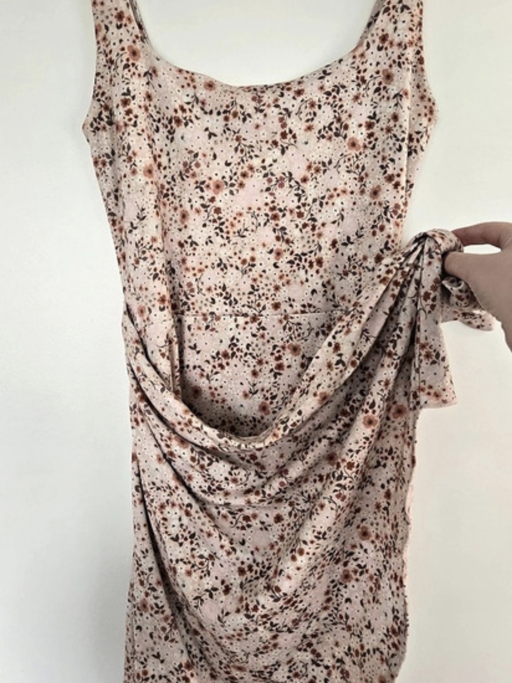 Wilfred Floral Mini Dress in Pink